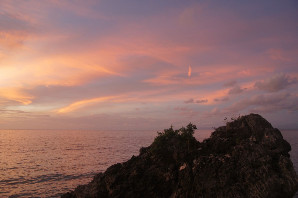 Sunset from the Rock Bar Bali - Copyright