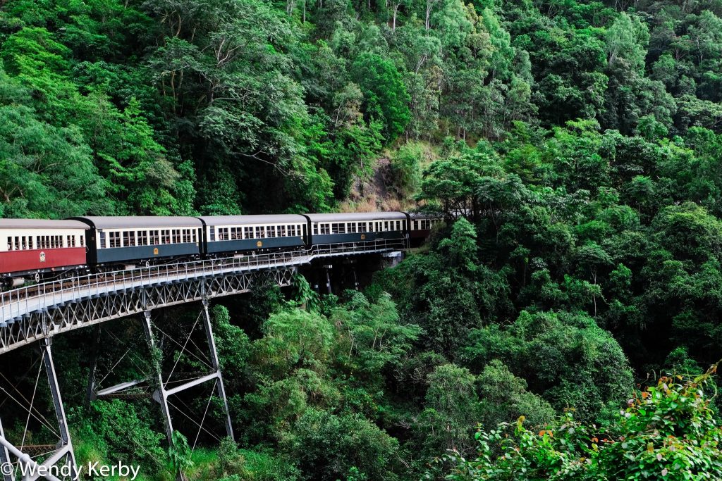 Kuranda+Heritage+scenic+railway+train+rainforest+Queensland