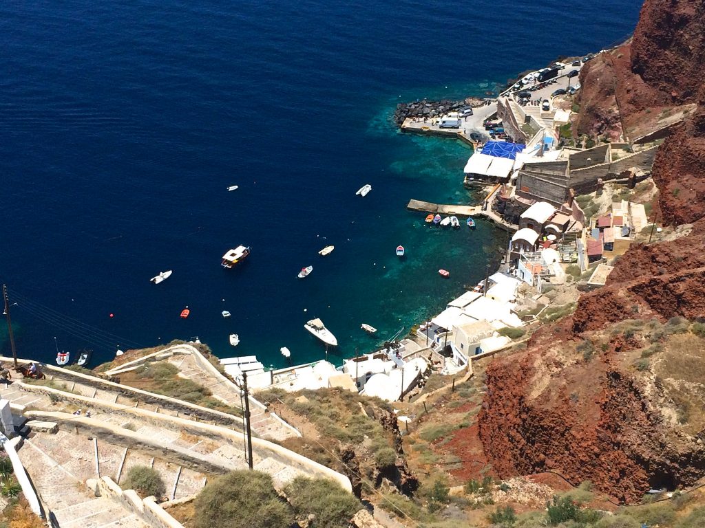 Oia+Santorini+Ammoudi+Bay+Restaurants+Seafood+Port2