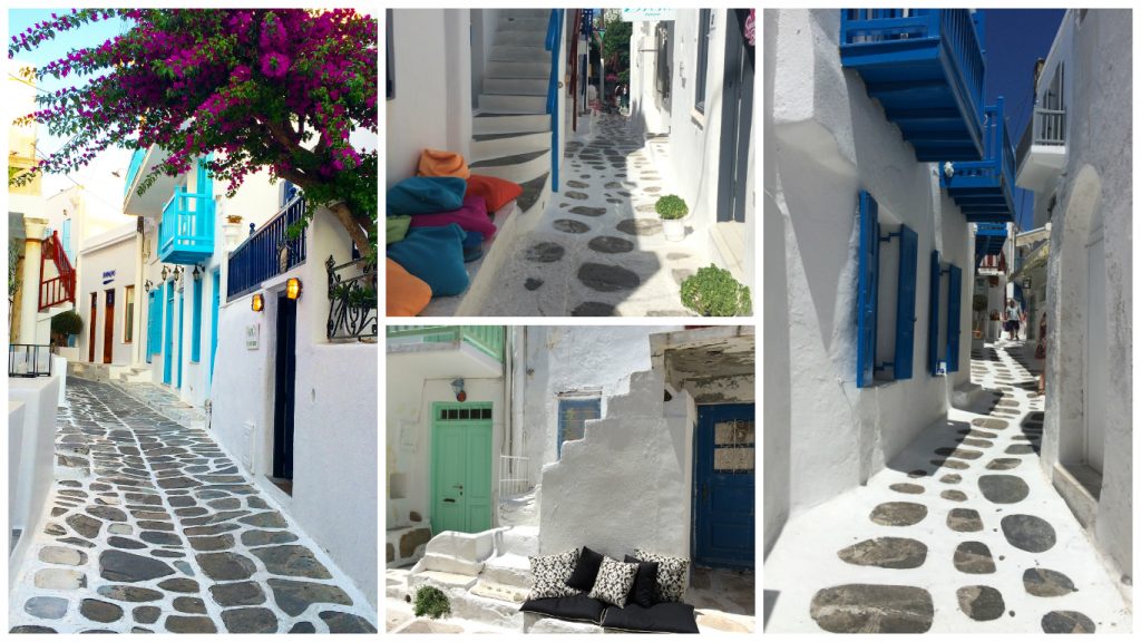 instagramable places in Mykonos laneways